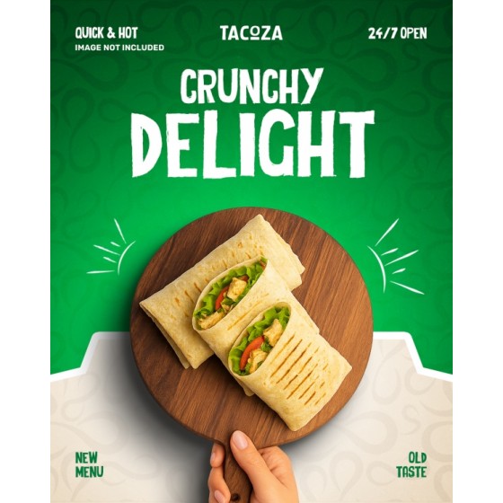 Fast Food Poster Design PSD Source File